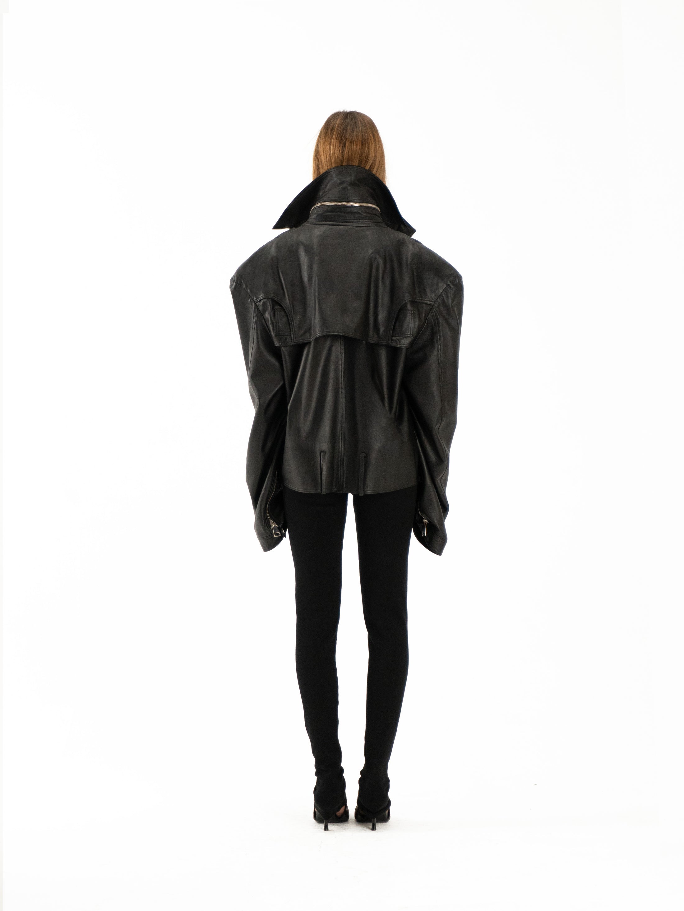 SHORT LEATHER JACKET