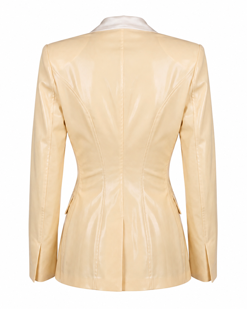 LATEX WOOL BLAZER