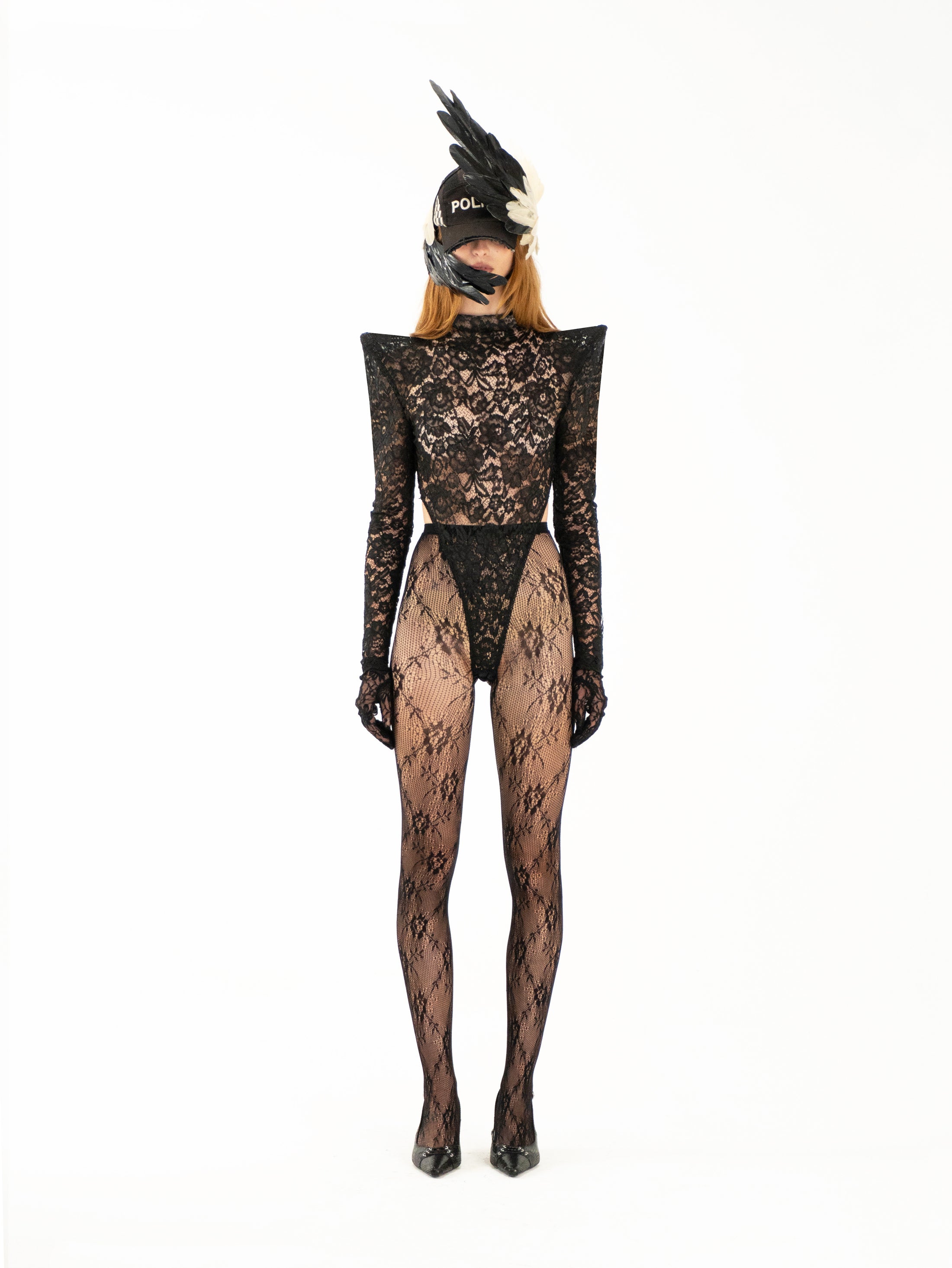 SEE-THROUGH LACE BODYSUIT
