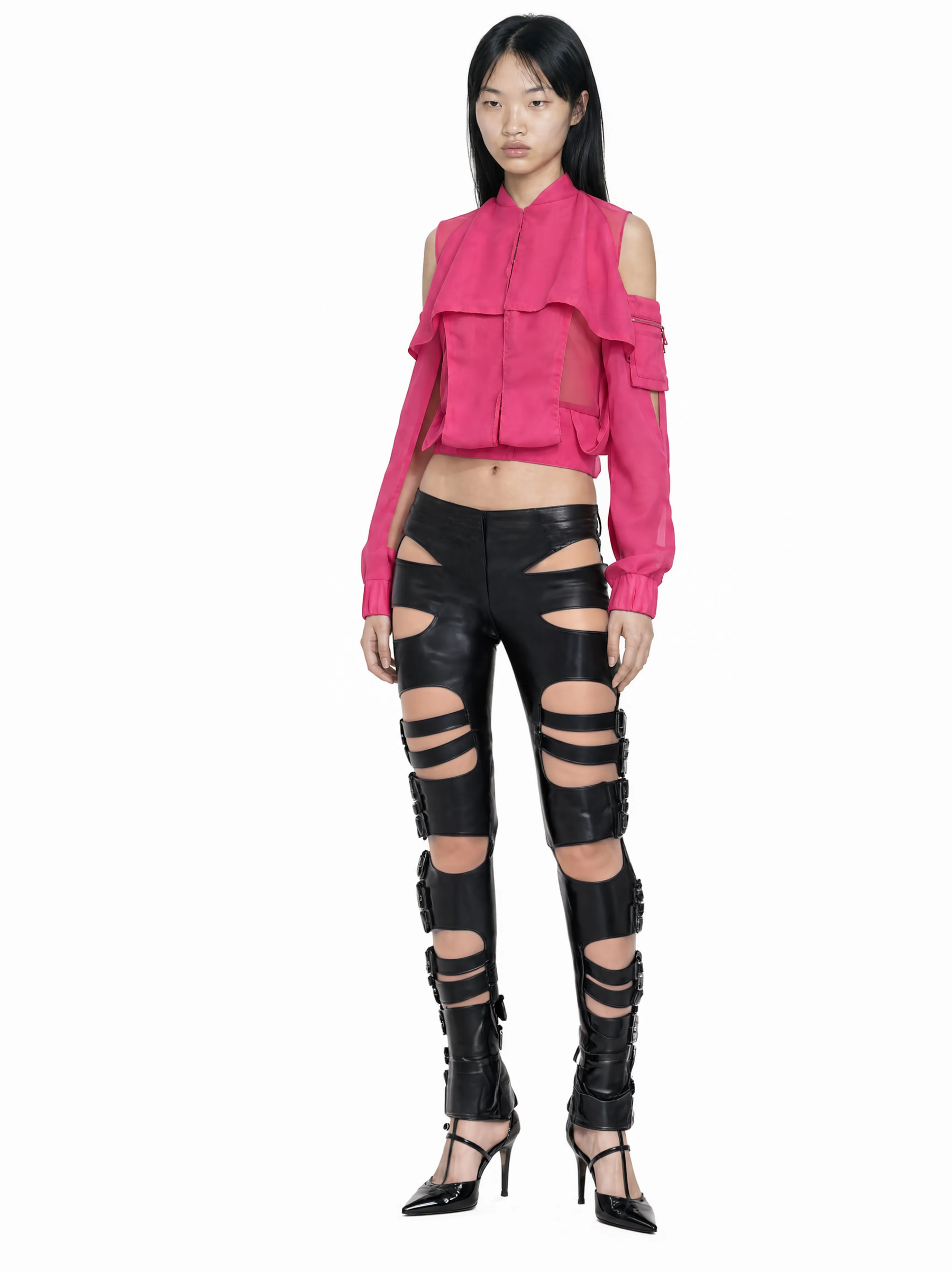 SILK TRANSPARENT BOMBER