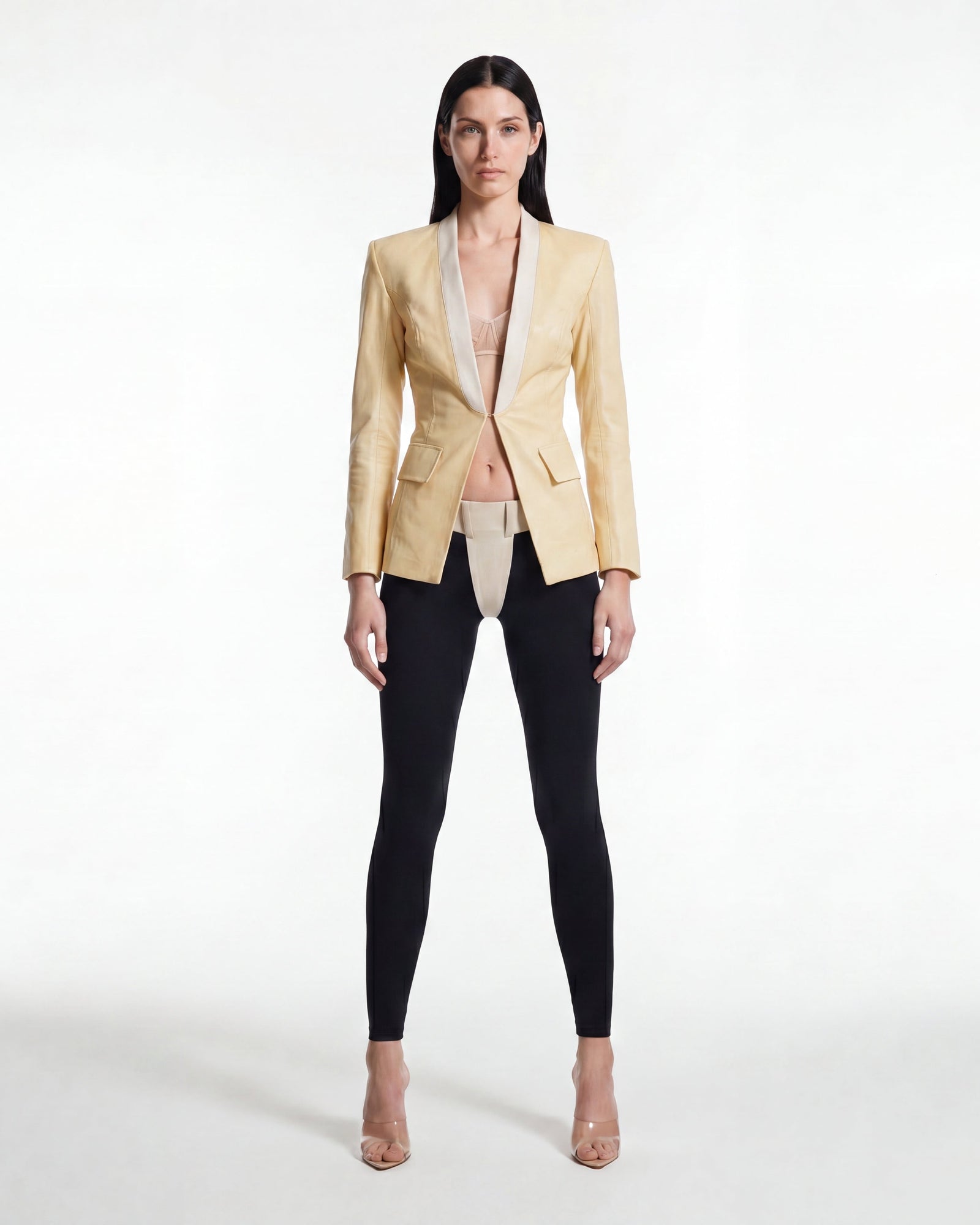 LATEX WOOL BLAZER