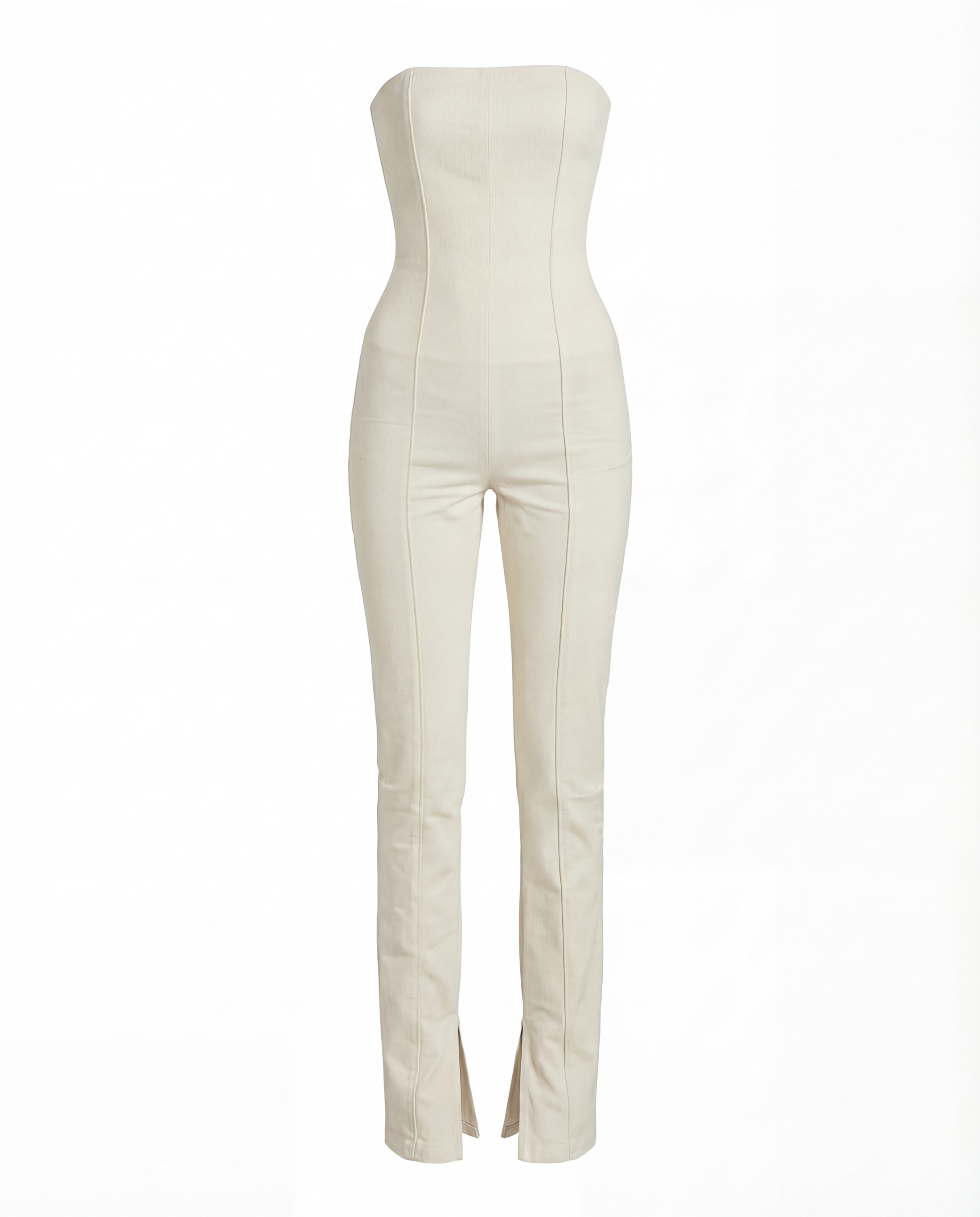 DENIM CORSET CATSUIT